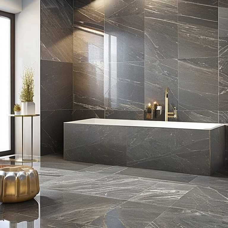 Clean a Marble Floor in a Bathroom