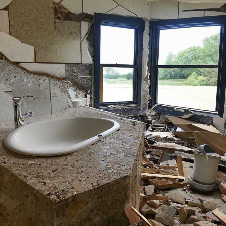 demo a bathroom