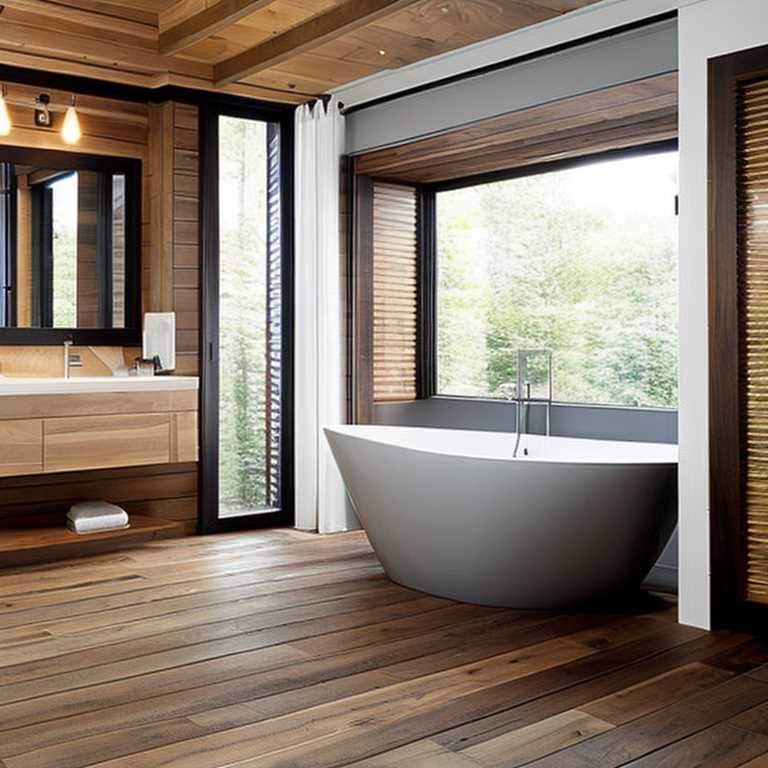 Waterproof Wood for a Bathroom