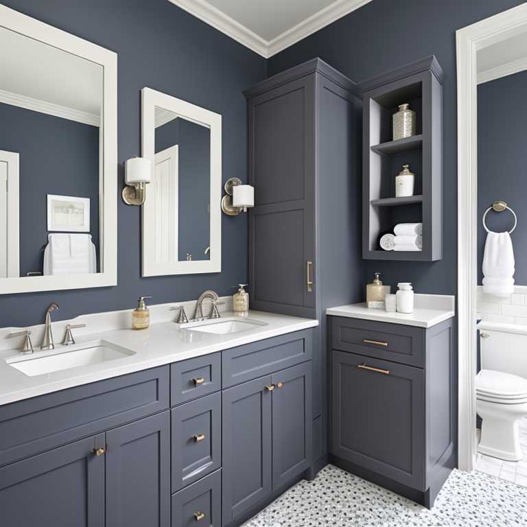 Gray Bathroom Cabinets