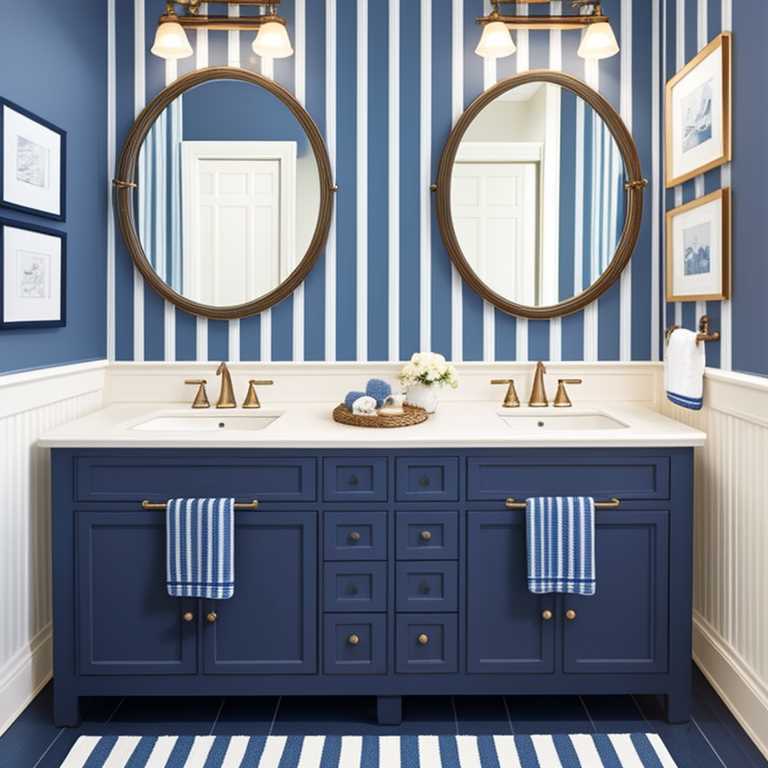 Bathroom with Nautical Decor