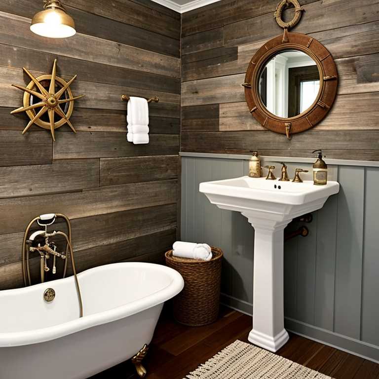 Bathroom with Nautical Decor