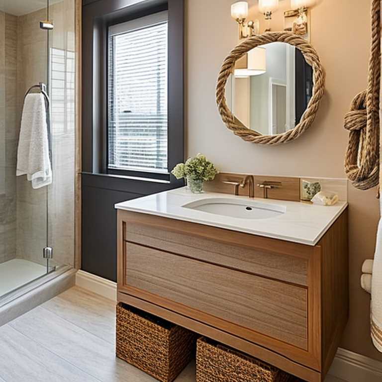 Bathroom with Nautical Decor