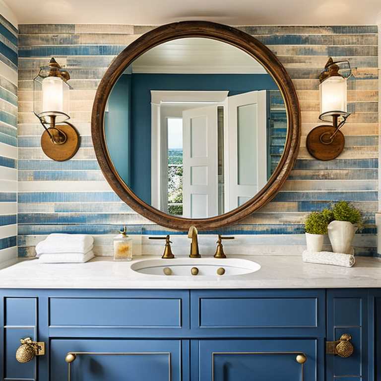 Bathroom with Nautical Decor