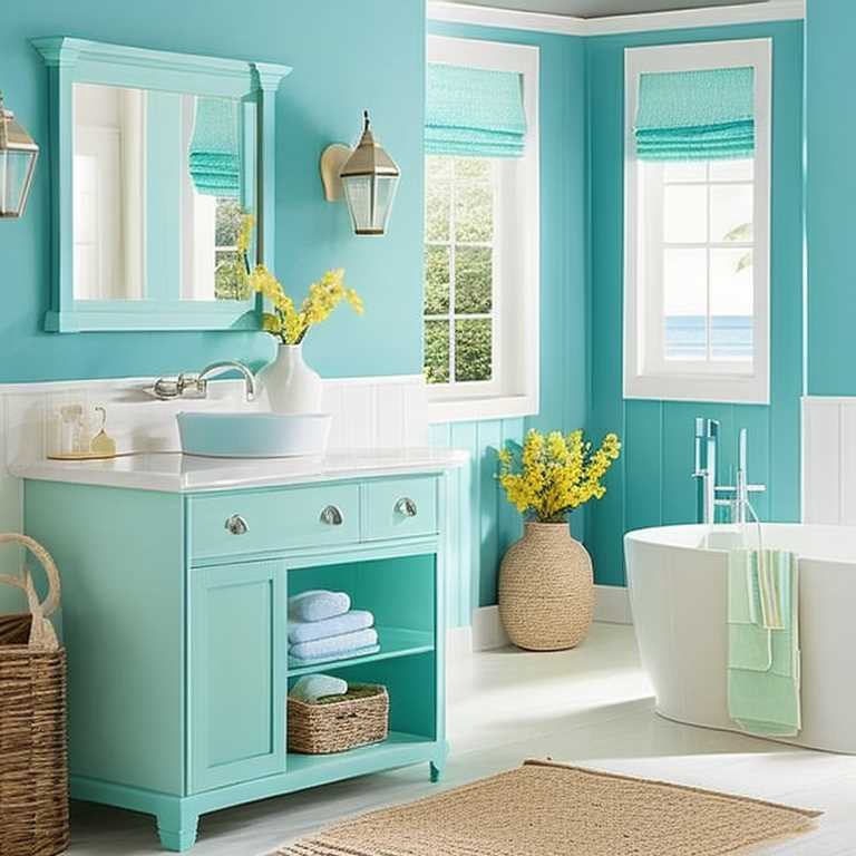 Bathroom with Nautical Decor