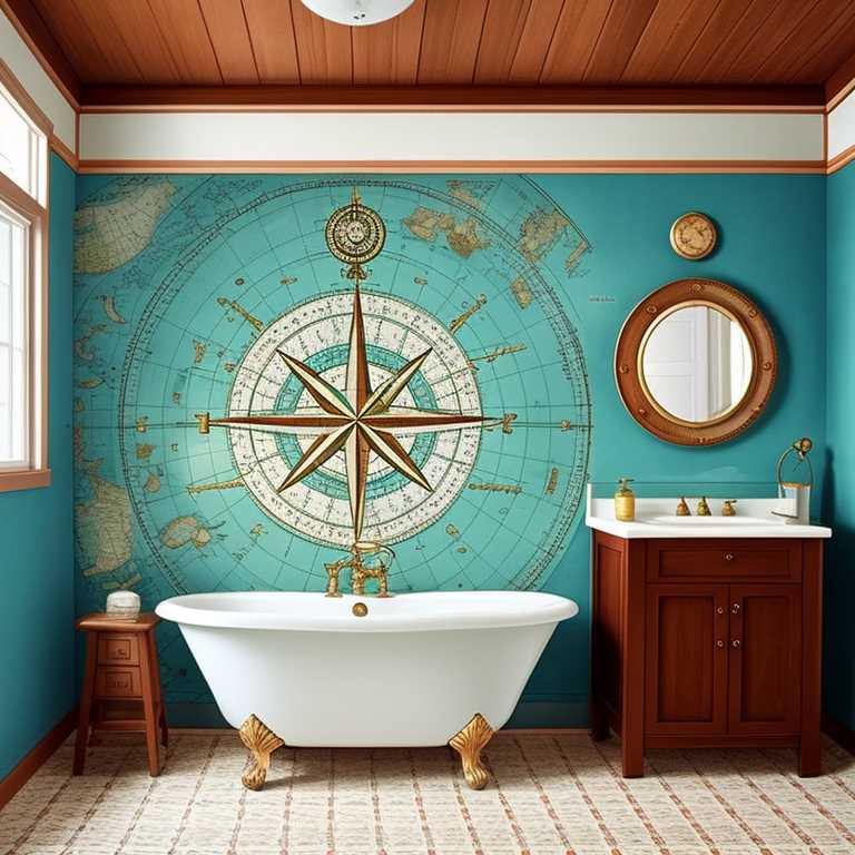 Bathroom with Nautical Decor