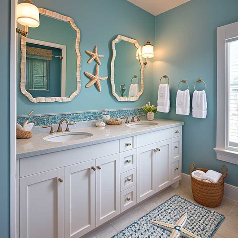 Bathroom with Nautical Decor