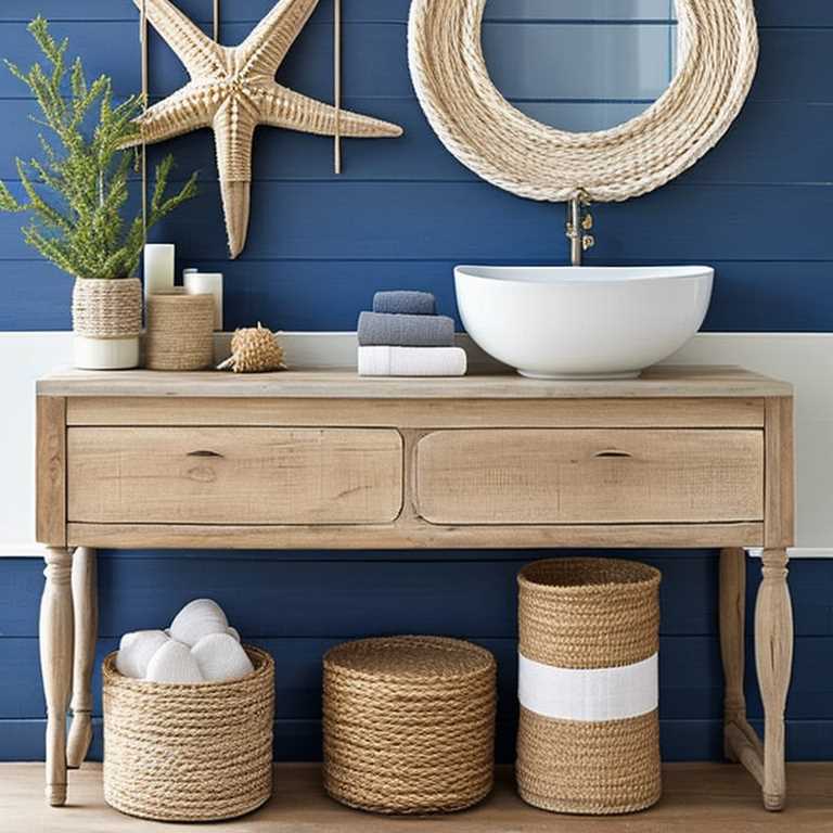 Bathroom with Nautical Decor