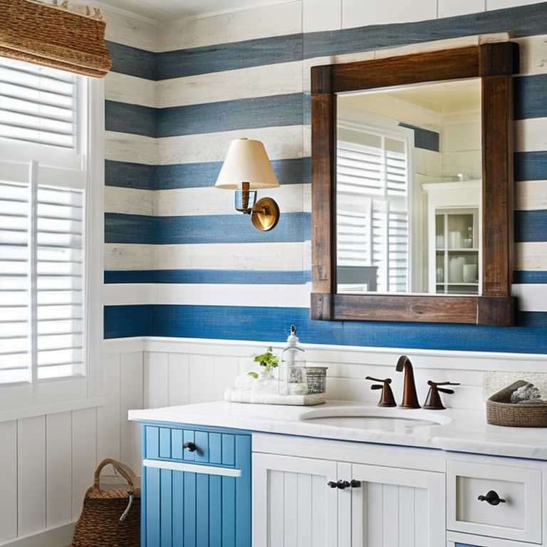 Bathroom with Nautical Decor