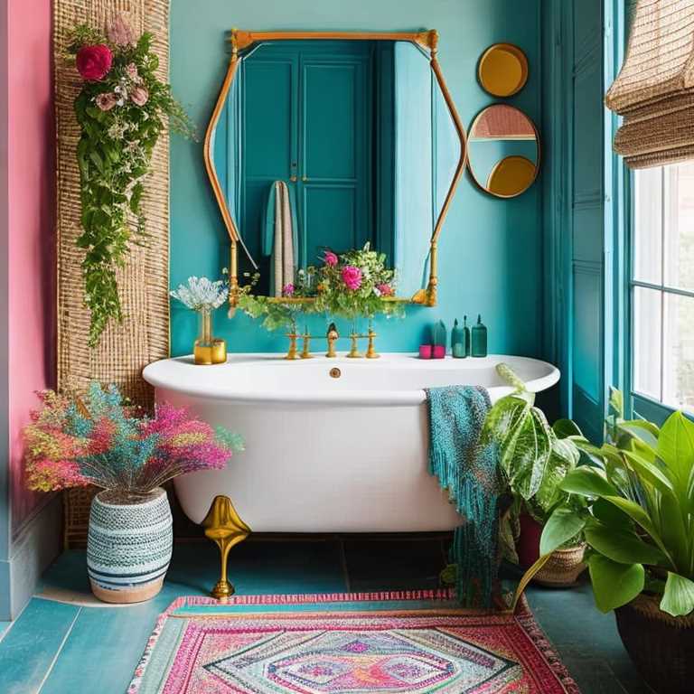 Teal Bathroom