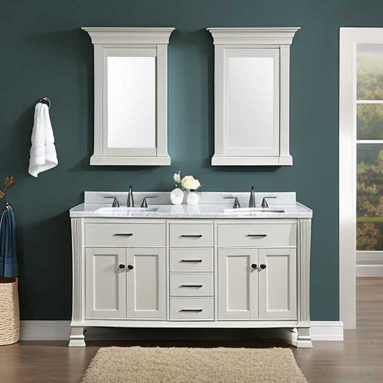 depth of bathroom vanity