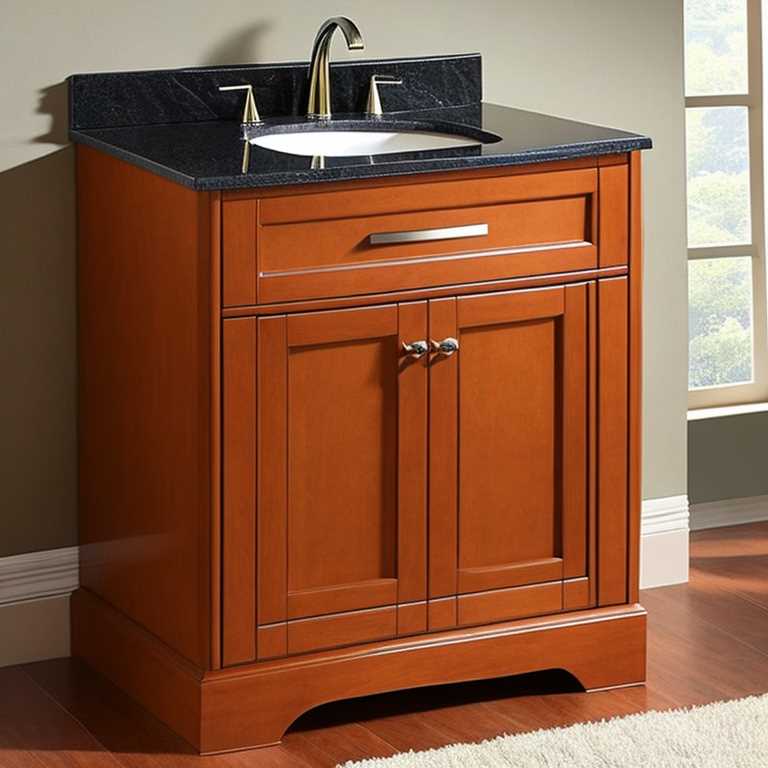 depth of bathroom vanity