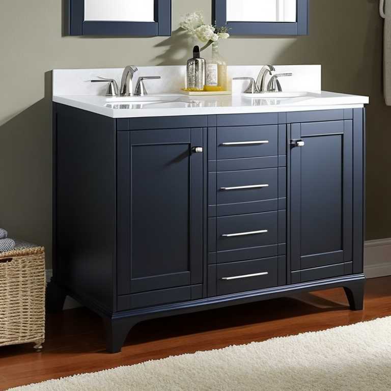 depth of bathroom vanity