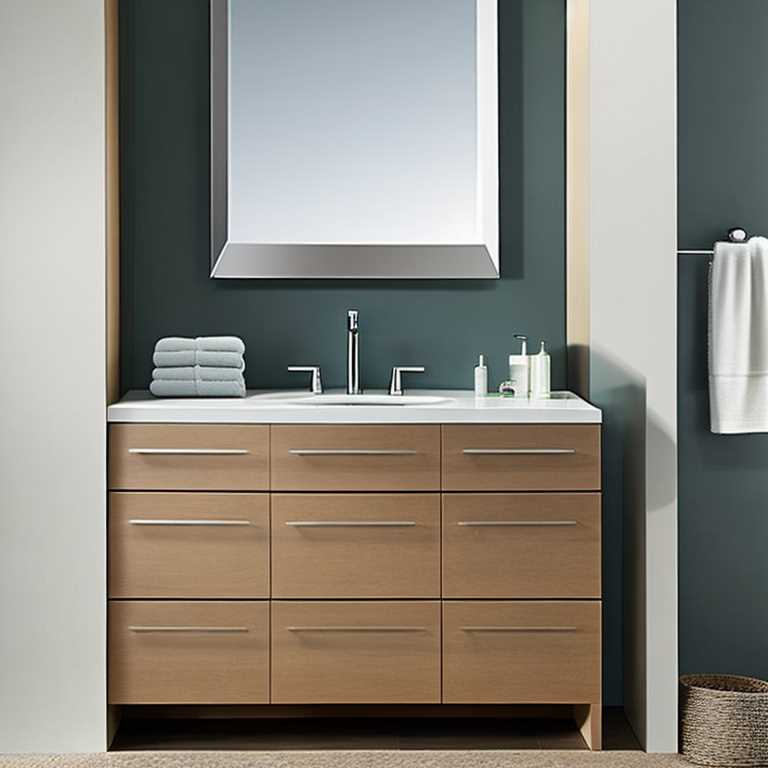 depth of bathroom vanity