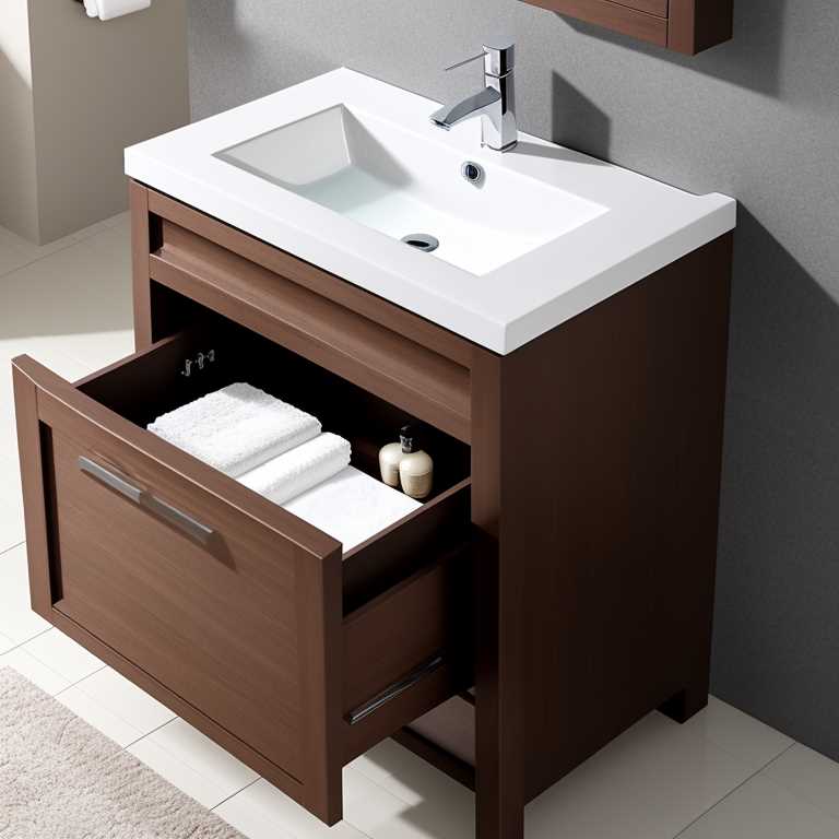 depth of bathroom vanity