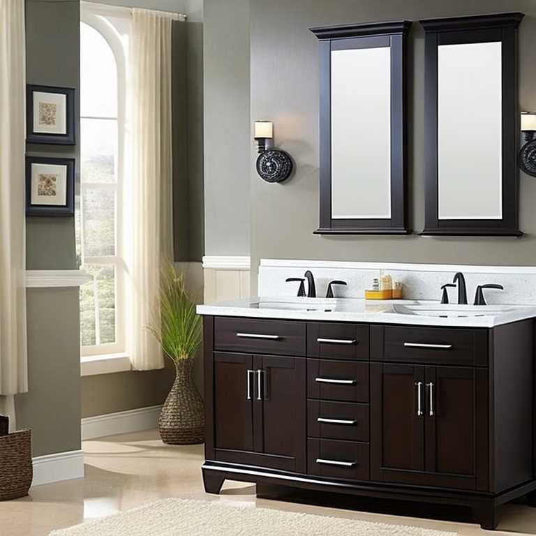 depth of bathroom vanity