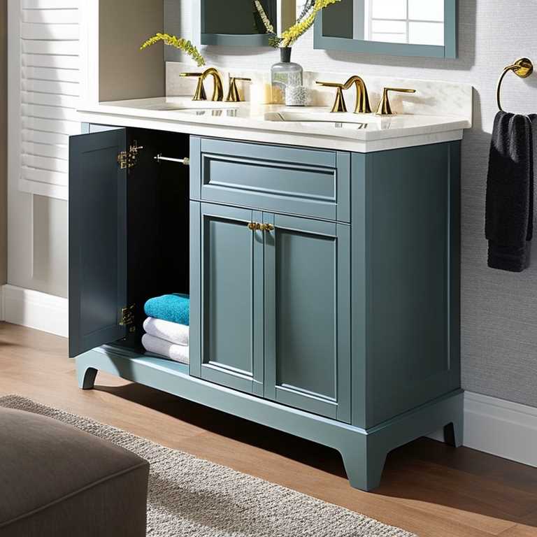 depth of bathroom vanity