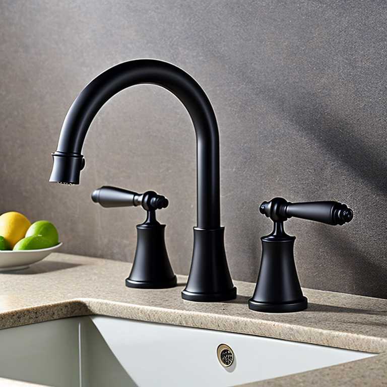 matte black faucet