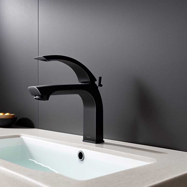 matte black faucet