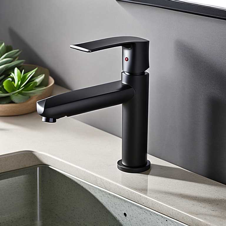 matte black faucet