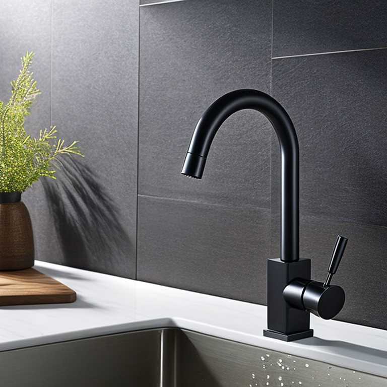 matte black faucet