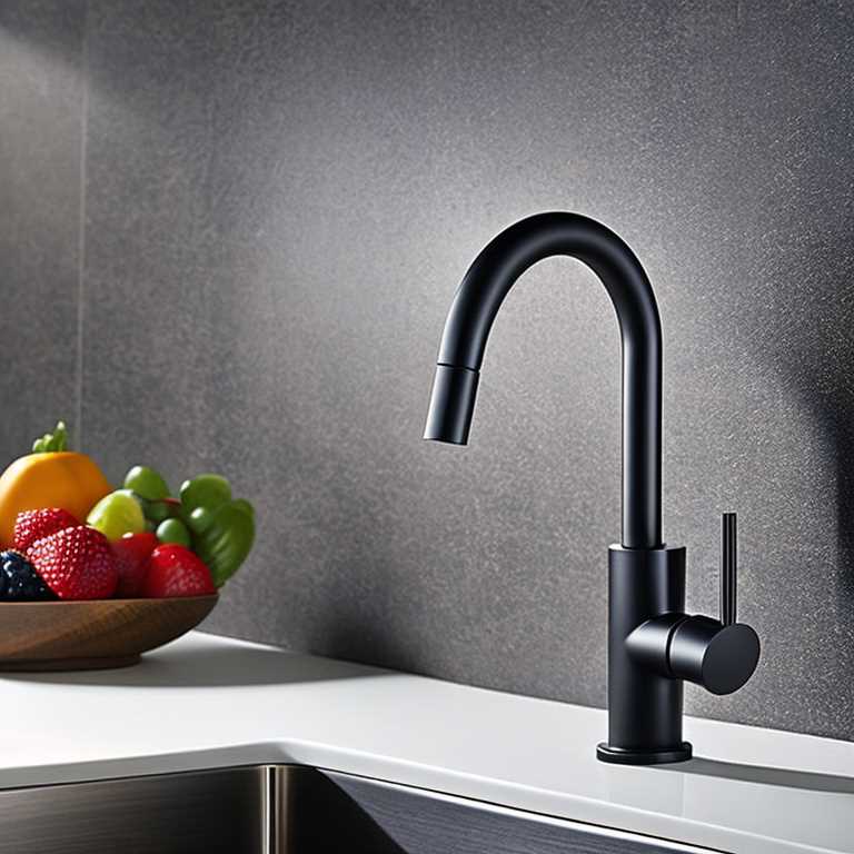 matte black faucet